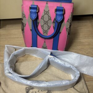 [정품/ 새상품] 구찌 GG 수프림 프린팅 미니 토트&숄더백